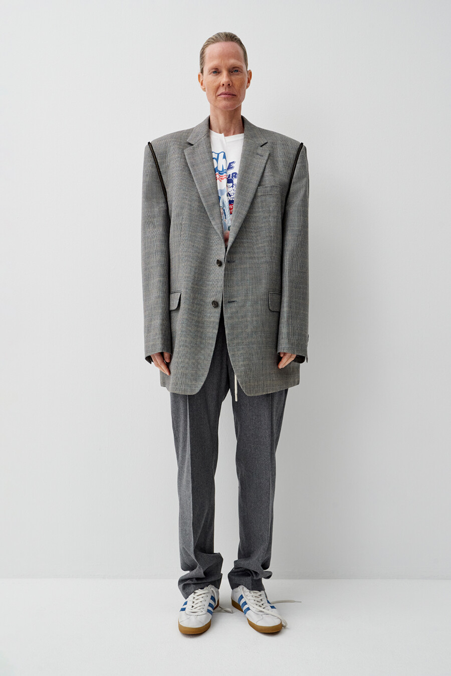 【YOURNUS】Mother Bag Button Daddy Fit Blazer YOURNUS】Mother Bag Button Daddy Fit Blazer